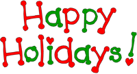 Happy holidays