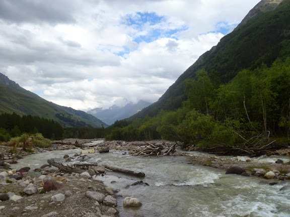 La rivière Baksan près de Terskol (Kabardino-Balkarie), 6 août 2014. Photo : J. Marquet