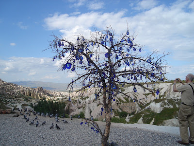 Day 6 : Cappadocia; the Fairy Chimneys Valley and the unique tree with the Turkish evil eye!