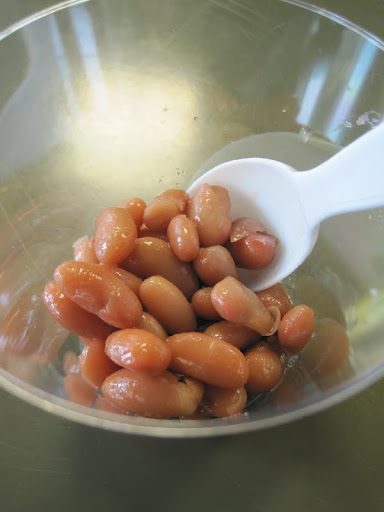 Home cooked white beans