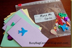 Match Me Cards Busy Bag Match Me Cards Busy Bag