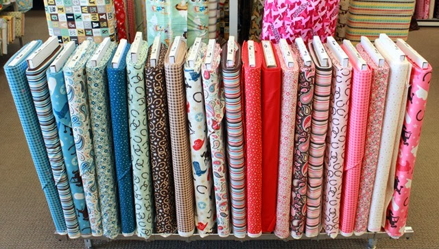 round up fabrics from Riley Blake at The Fabric Mill