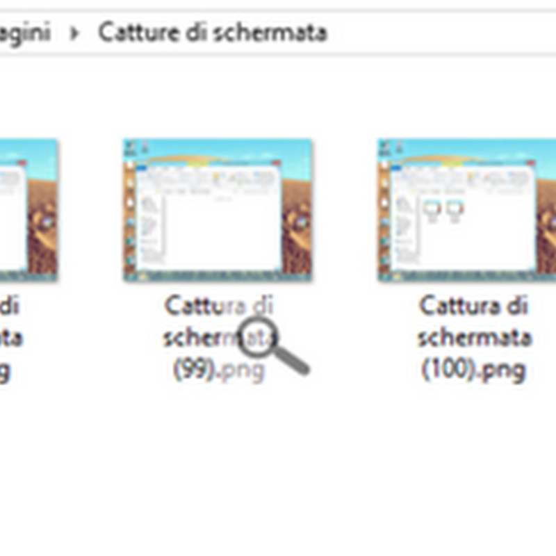 Catturare lo schermo in Windows 8.