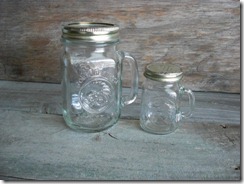 Golden Harvest drinking jar