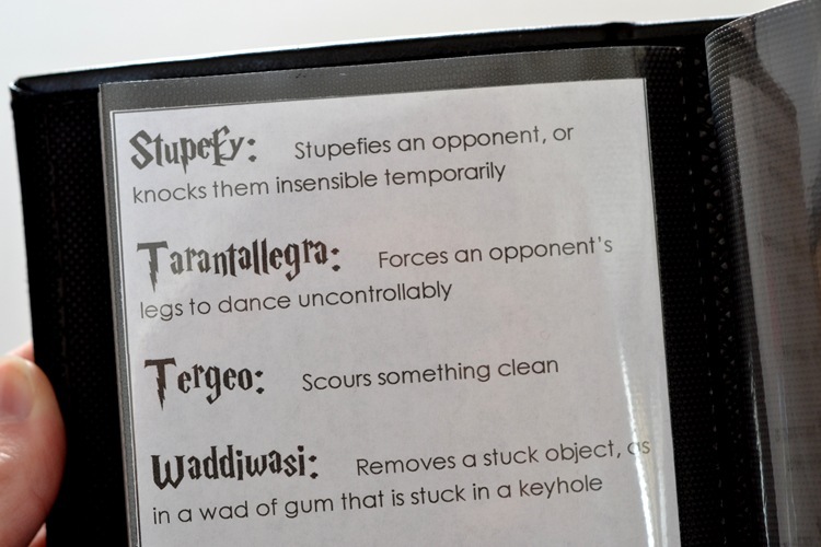 Harry Potter Spell Book with Free Printable! {a lemon squeezy home} DSC_0429