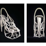 Skeletal Stilettos The Melonia Shoe by Naim Josefi and Souzan Youssouf