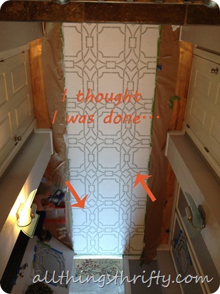 Stenciling mistake 1 Stenciling mistake 1