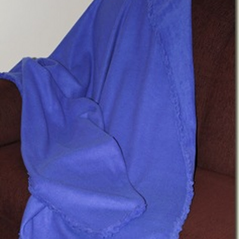 Nebraska Views Easy No Sew Fleece Blanket Edging