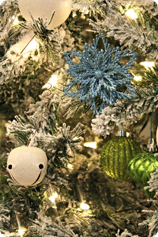 flocked christmas tree flocked christmas tree