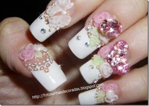 unhas-decoradas-para-noiva unhas-decoradas-para-noiva