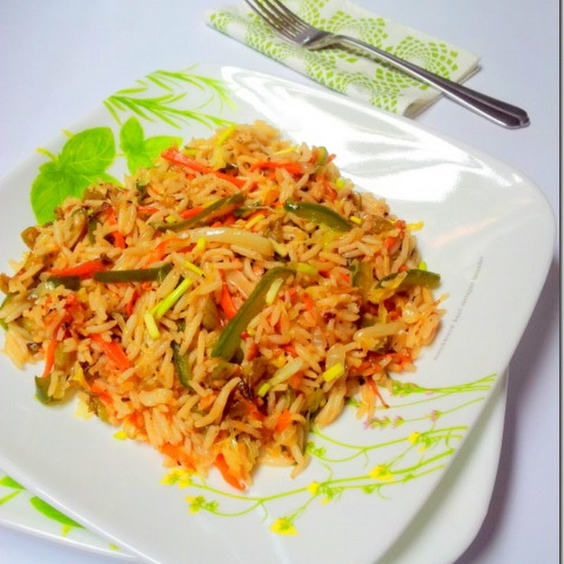 Vegetable Fried Rice Indo Chinese Recipes Indian Khana