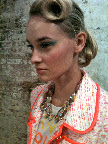 Ah, the cheeks! Lovely pretty cheeks. Neil swept on the Jouer's Cheek + Lip Tint in Peony (isn't it fresh looking?) with a foundation brush to really blend it in. To finish it off, he dabbed the Cream Eyeshadow in Feather on the tops of the cheekbones as a highlighter. Ah, the cheeks! Lovely pretty cheeks. Neil swept on the Jouer's Cheek + Lip Tint in Peony (isn't it fresh looking?) with a foundation brush to really blend it in. To finish it off, he dabbed the Cream Eyeshadow in Feather on the tops of the cheekbones as a highlighter.