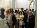 The BHLDN team and me, Anthony Luscia, Abigail Breene, and Amy Wilkins from Martha Stewart Weddings.