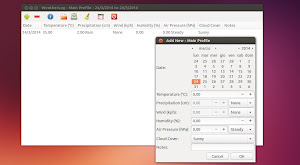 WeatherLog in Ubunutu Linux