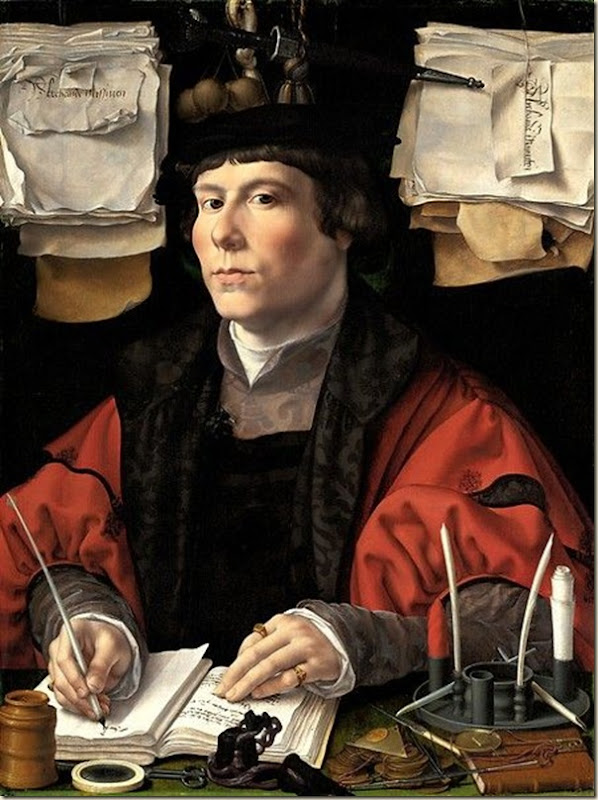 Jan Gossaert, Portrait de marchand