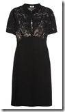 L'Agence Lace and Crepe Dress