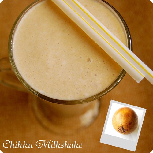 Sapota-milkshake Sapota-milkshake