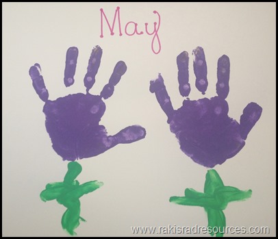Using handprint portratis to document growth in 3 year old students - International School of Morocco - Spotlighted at Raki's Rad Resources
