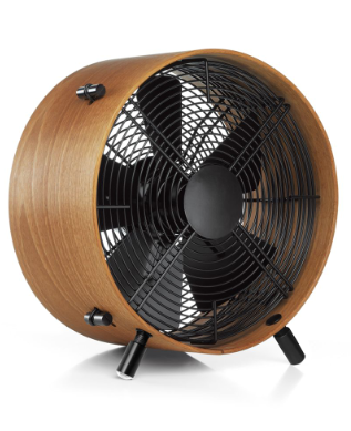 This fan will add some modern design to your home. The wooden barrel and black interior make it far superior to boring white plastic models.
(macys.com) This fan will add some modern design to your home. The wooden barrel and black interior make it far superior to boring white plastic models.
(macys.com)