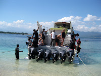 Arrival on Gili T