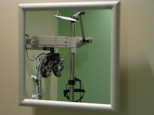 The clinic also offers eye exams. (Photo by Kenrick Nobles)