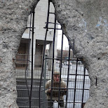 hugo trapped behind the berlin wall in Berlin, Berlin, Germany