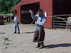 Its a cowboy life at Gilbert Ranch! We loved watching the wranglers twirl their ropes and work the horses