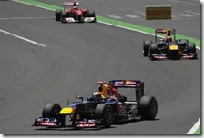 Le due Red Bull precedono Alonso nel gran premio d'Europa 2011