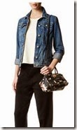 Theory distressed denim jacket Theory distressed denim jacket