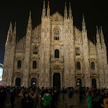 Duomo at night in Milan, Milano, Italy