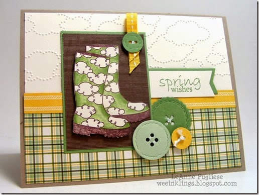 LeAnne Pugliese WeeInklings Bootiful Spring Wishes Stampin Up