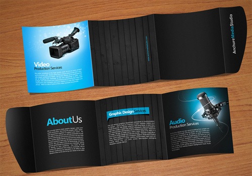 Die Cut Brochure Design Examples