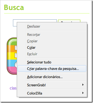 Criar palavra-chave de pesquisa no Firefox Criar palavra-chave de pesquisa no Firefox