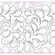 Bountiful feathers Lorien quilting complex