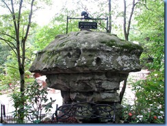 8598 Lookout Mountain, Georgia - Rock City, Rock City Gardens Enchanted Trail - Mushroom Rock