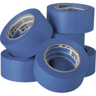 Blue Tape is such a versatile tool. I've used it to tape out walls while painting, and most recently I've used it to help define the dimensions of furniture and frames on the wall. It helps you adjust to your floor/wall plans before you start moving furniture around or nailing up art. Blue Tape is such a versatile tool. I've used it to tape out walls while painting, and most recently I've used it to help define the dimensions of furniture and frames on the wall. It helps you adjust to your floor/wall plans before you start moving furniture around or nailing up art.