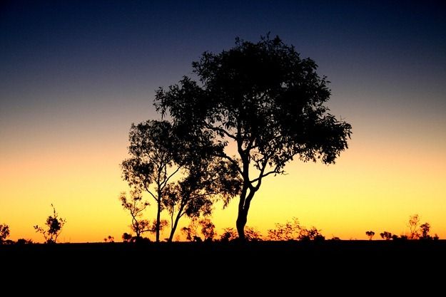 Outback sunset Australia Outback sunset Australia