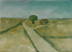 033 - Paysage - 1993<br />
46 x 33 - Acrylique sur toile