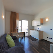 Cucina-soggiorno con divano-letto / Kitchen-living room with sofa bed