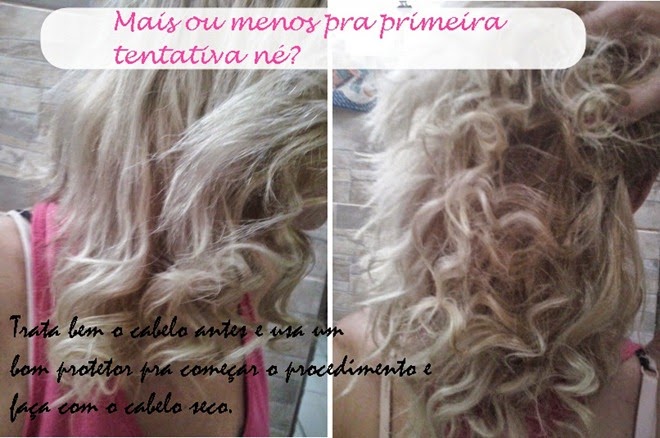 Chapinha Taiff Cachos rolinho com a chapinha