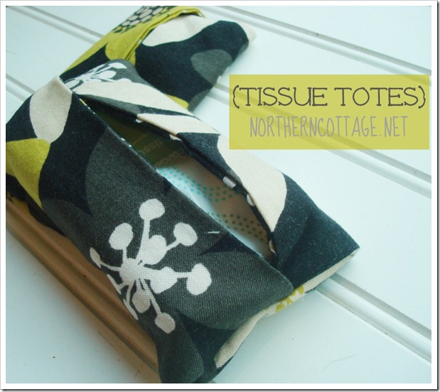 diy {Tissue Totes} @ NorthernCottage.net diy {Tissue Totes} @ NorthernCottage.net