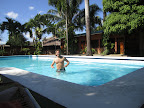 Back in town after a great tour - in a super shweet hostel with a swimming pool!