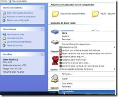 Imagem-xp HD propriedae Imagem-xp HD propriedae
