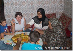 Communal Plate Couscous in Morocco