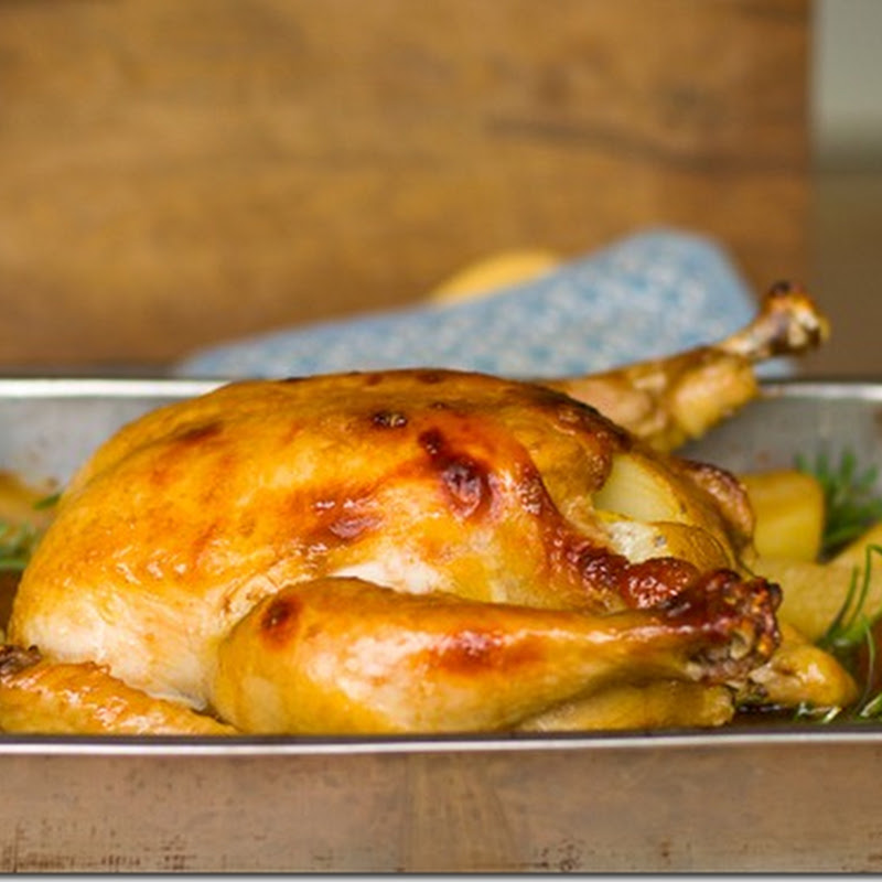 Lemon-Honey roasted Chicken
