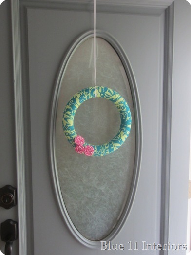 wreath on door