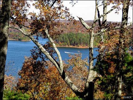 scenic overlook at Carters Lake,  Ellijay, Georgia