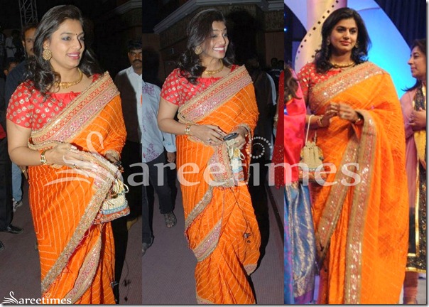 Pinky_Reddy_Orange_Saree