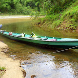Our Canoe At The Falls - Suva, Fiji