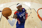 lebron james nba 130217 all star houston 41 game 2013 NBA All Star: LeBron Sets 3 pointer Mark, but West Wins
